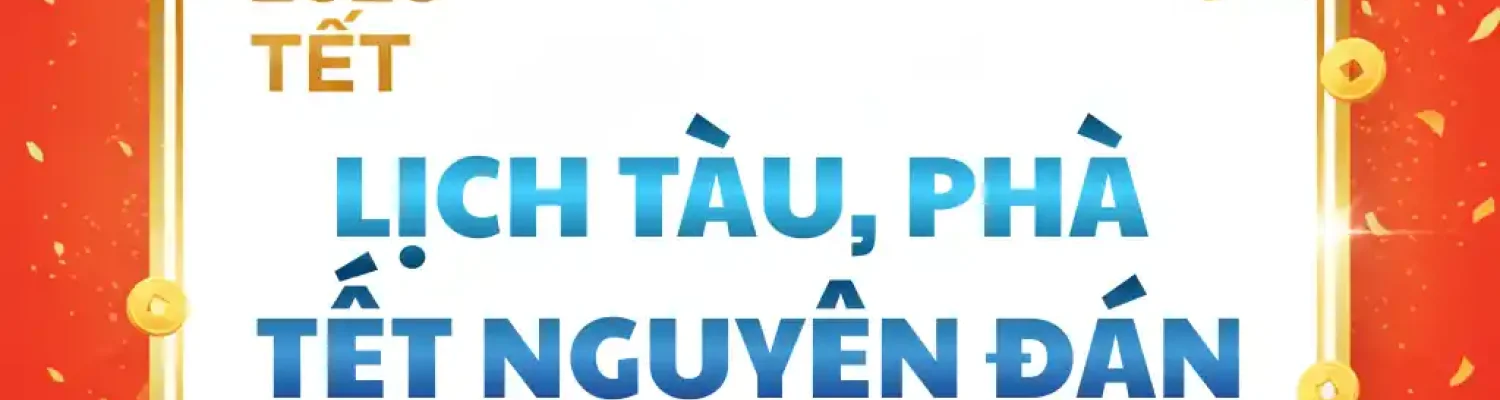 thông báo lịch tàu phà tết nguyên đán 2026