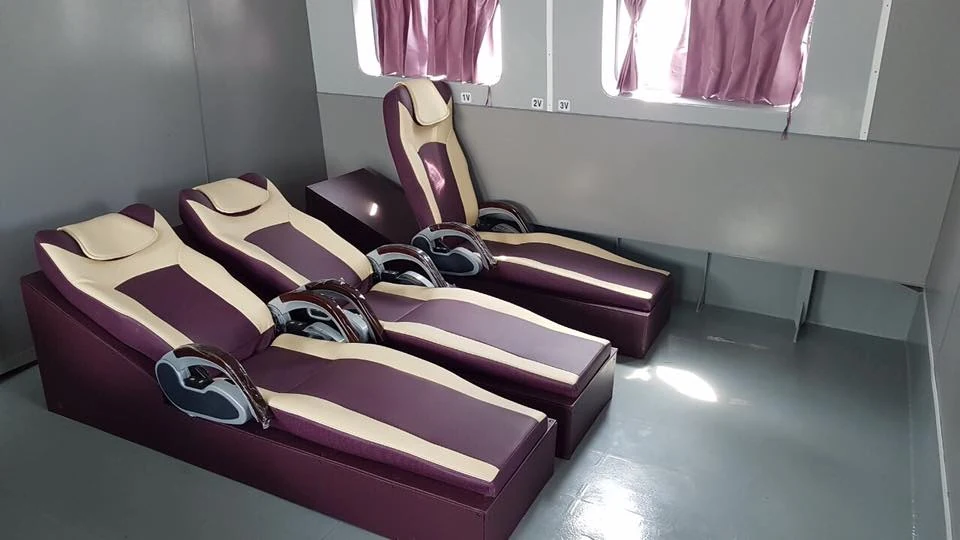 Ghế VIP dạng ghế ngả trên tàu cao tốc Superdong tuyến Rạch Giá Phú Quốc