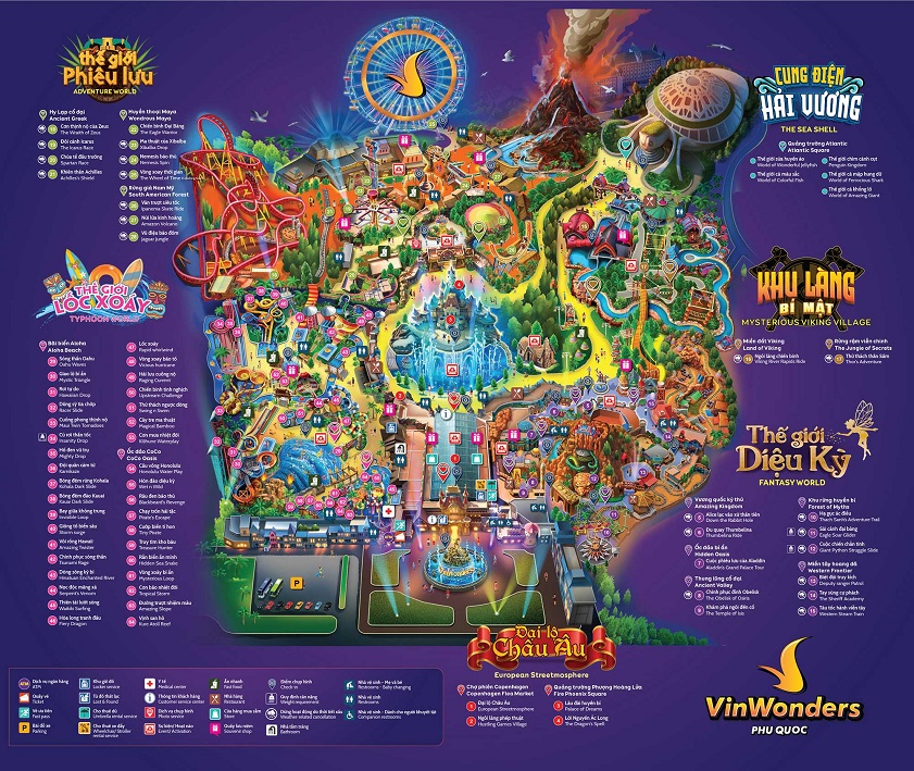 Bản đồ Vinwwonders Phú Quốc